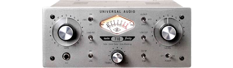 Universal Audio 710 Twin-Finity Tone Blending Mic Preamp | Reverb