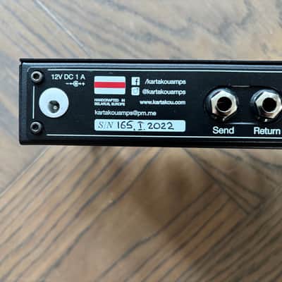 Kartakou Colossus Rack Tube Preamp – 2022 – w/ Footswitch – Never Used image 3