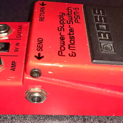 Boss PSM-5 Power Supply & Master Switch (Black Label) 1982 - 1983 - Red image 3