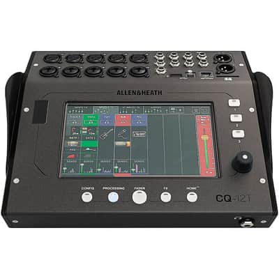 Allen & Heath CQ-12T 12-Channel Ultra Compact 12-in / 8-out Digital Home Recording and Streaming  Mixer (MINT) image 3