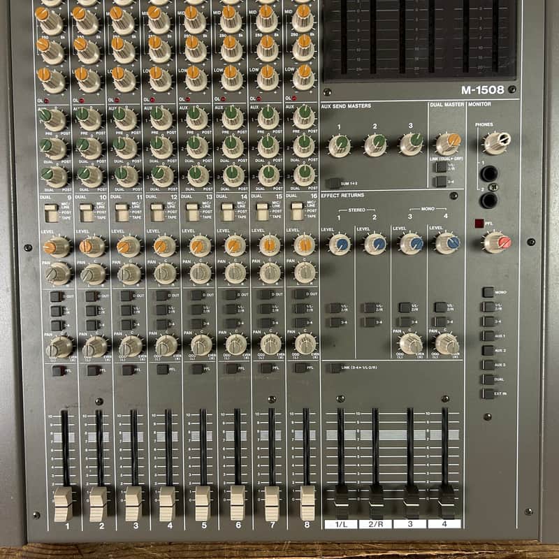 Tascam M-1508 Professional Recording Mixer - Grey w/ Original