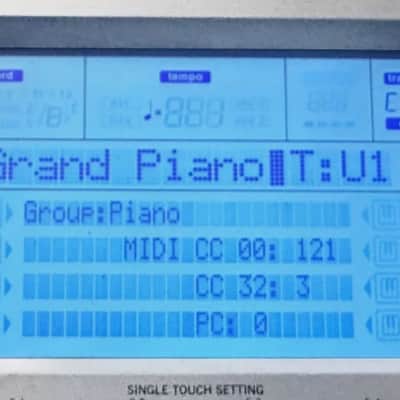 KORG PA50 Synthesizer LCD Display with a Bezel Assembly. Works Great ! image 2