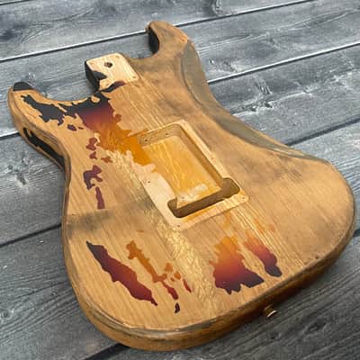 Rory Gallagher Stratocaster Body Sunburst Heavy Relic image 9