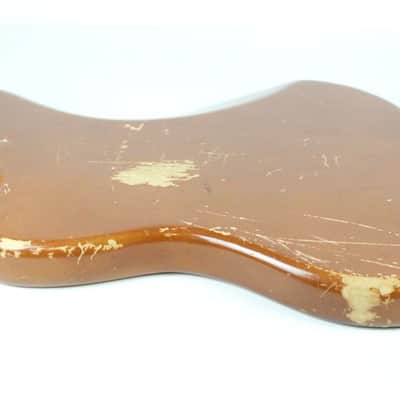 1963 Vintage Fender Jazzmaster BODY ~Lightweight 4.5lbs~ Killer RELIC Brown Refin USA 1960s Pre-CBS L-Series image 17