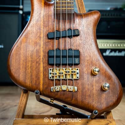 Warwick Dolphin Pro 1 Natural NT 4-string Bass image 4