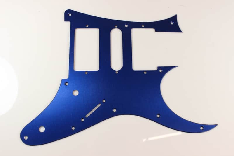 Blue Anodized Aluminum pickguard fits Ibanez (tm) RG550 Jem RG HSH image 1