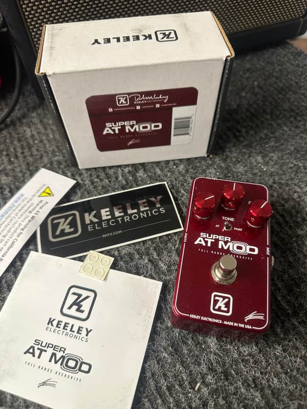 Keeley Super AT Mod Andy Timmons Signature Overdrive 2023 - Present - Red image 1