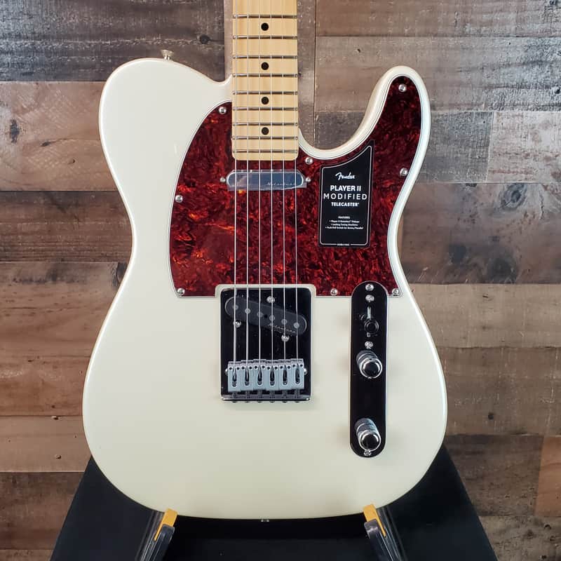 Fender Player II Modified Telecaster Maple Fretboard Olympic Pearl 522 image 1