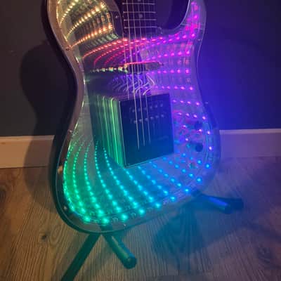 Harley Benton TE-20HH SBK Standard Series Infinity Mirror Electric Guitar image 1