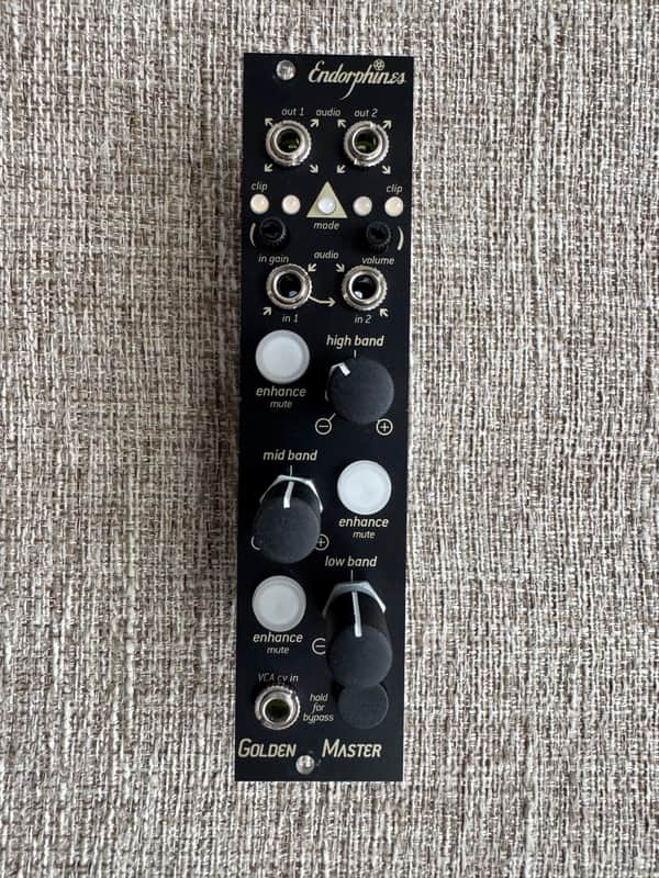 Endorphin.es Golden Master Eurorack Synth Module 2021 - Present - Black image 1