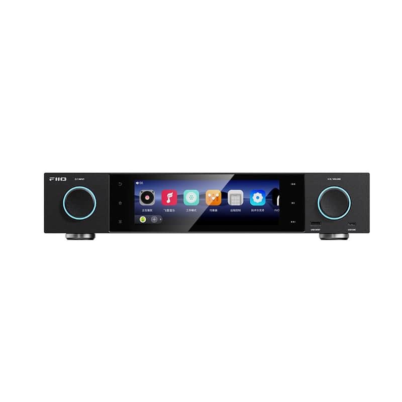 FiiO S15 Streamer Network Player Music Service, Android 12 Snapdragon 660, AKM DAC AK4191+AK4499EX, 7.84-inch Screen, HDMI/ARC DAC (Black)