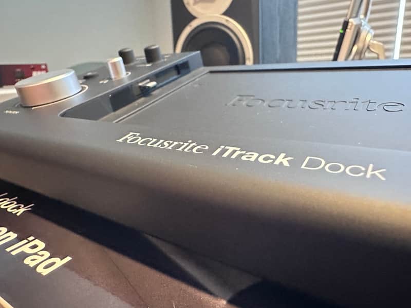 Focusrite iTrack Dock Mobile iPad Recording Interface 2010s - Black/Red image 1