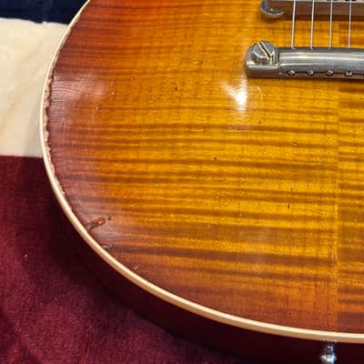 Gibson Gibson Custom Shop 60th Anniversary '59 Les Paul Washed Cherry Tom Murphy Painted and Aged - Washed Cherry Tom Murphy Painted and Aged image 3