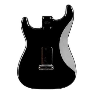 Fender Classic Series '60s Stratocaster Alder Body Vintage Bridge Mount (Black) image 2