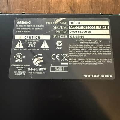 Avid HD I/O 16x16 Digital Interface – Dual Digital I/O Cards – Pro Tools HDX 2011 image 2