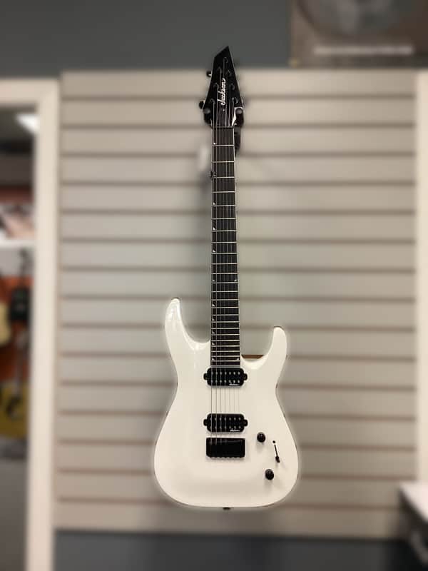 Jackson JS Series Dinky Arch Top JS32-7 DKA HT 7-String Electric Guitar Snow White image 1