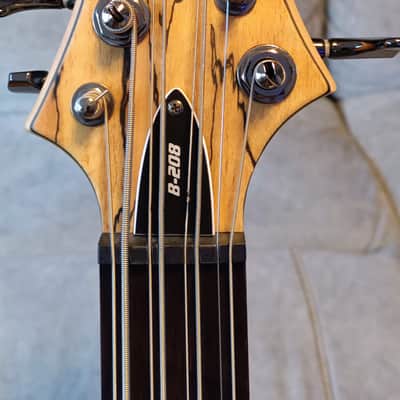ESP LTD B-208SM 2019 - Present - Spalted Maple - Natural Satin image 4