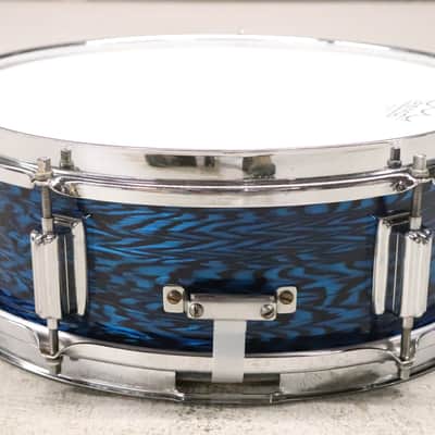 Rogers 5x14" Luxor Snare Drum Vintage 1960's Blue Onyx Cleveland image 8