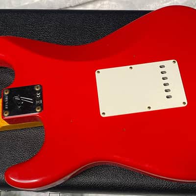 NEW! Fender Custom Shop Special Run '69 Stratocaster Journeyman Relic - Handwound P/U's - Aged Hot Rod Red - Reverse Headstock - 7.8lbs - Authorized Dealer - SUPER RARE! G07469 image 10