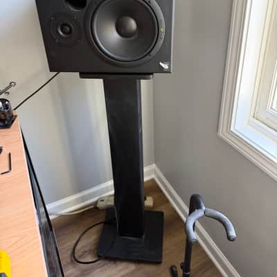 DR Pro SMS36BK Wood Studio Monitor Stand, 36" - Pair Black DR Pro 2015’s - black image 1