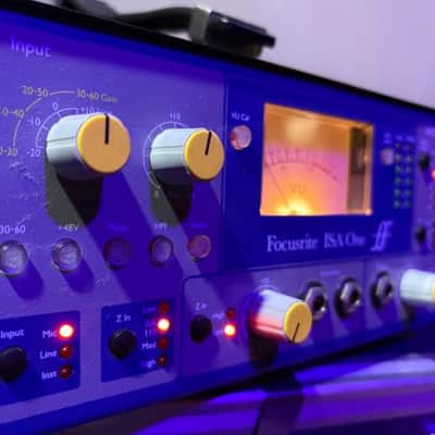 Focusrite ISA One Desktop Mic Preamp 2008 - Present - Blue image 12