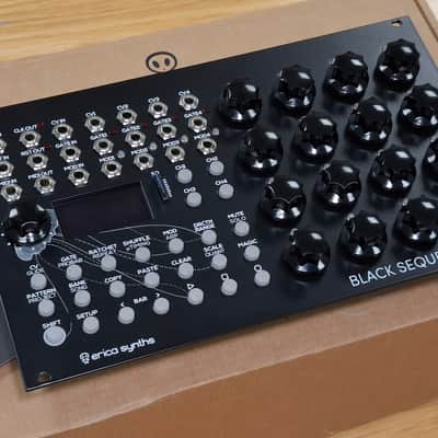 Erica Synths Black Sequencer Eurorack Module 2014 - 2020 - Black image 2