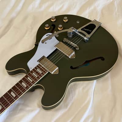Epiphone Casino with Bigsby Vibrato - Olive Drab - Free Pro Setup image 6