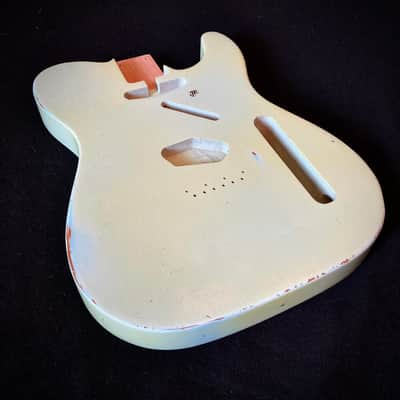 Telecaster Aged Guitar Body - Sonic Blue medium guitar relic guitar body by Jozo Reece Guitars image 21