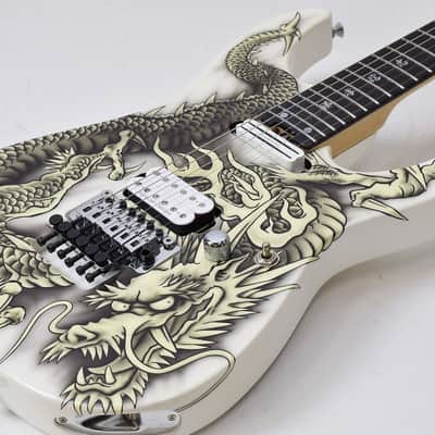 Schecter AC-T6 Shinichi Kobayashi Signature Glow Dragon Graphic