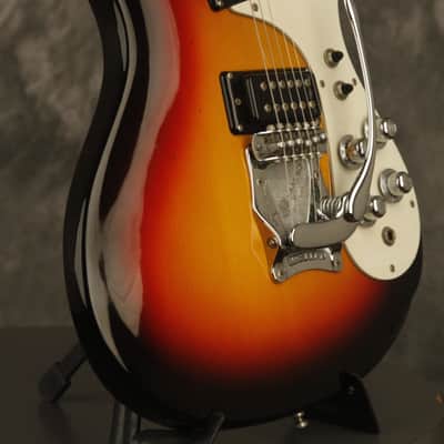 original 1973 Mosrite V-II Sunburst image 10