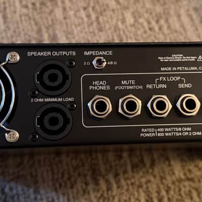 Mesa Boogie Subway D-800 Plus 800-Watt Bass Amp Head 2016 - Present - Black image 2