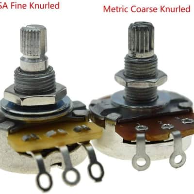 2pcs USA(Imperial) LP Guitar Bell Knobs 24 Fine Splines Top Hat Knobs for USA Les Paul with CTS Pots Gold image 3