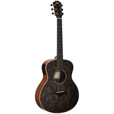 Taylor GS Mini-e Special Edition Mini Grand Symphony Acoustic-Electric Guitar (with Gig Bag), Paisley Burst image 2