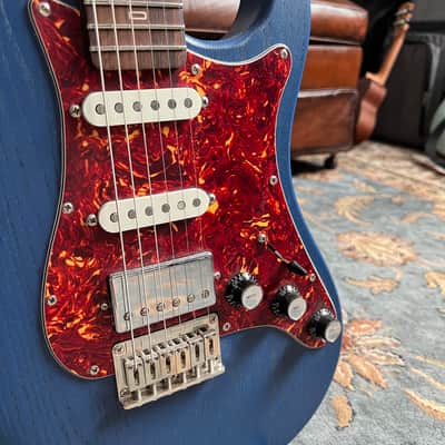 PJD Guitars Woodford Custom HSS - Peacock Blue image 2