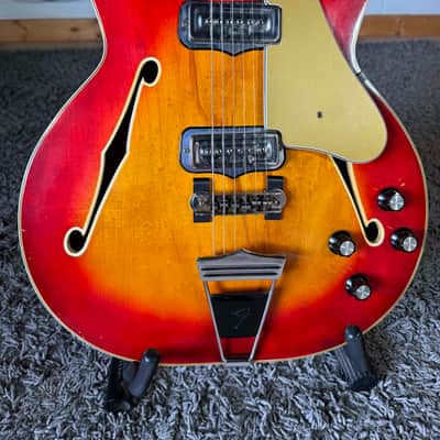 Fender Coronado II with Rosewood Fretboard 1967 - Cherry Red image 3