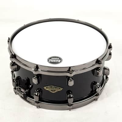 Tama Starclassic Walnut Birch 6.5x14 WBSS65BNPBK 2025 - Piano Black with Black Nickel Hardware image 1