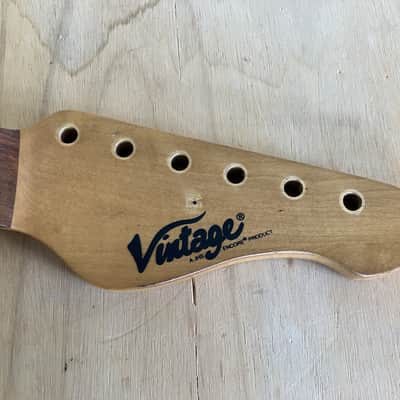 Vintage V6 Guitar Neck - Stratocaster/Strat/S-type - Rosewood Fretboard image 3