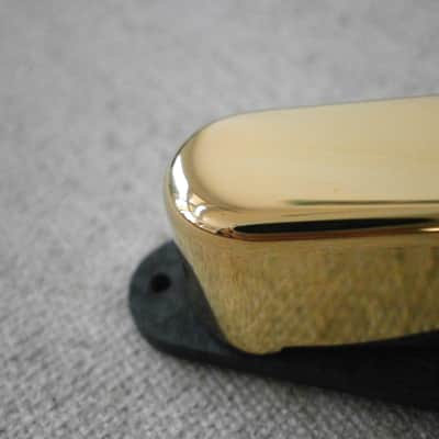 Telecaster Neck Gold Plated Pickup A5 7.5kOhm Handwound Vintage Tele Q 50s Broadcaster Nocaster image 4
