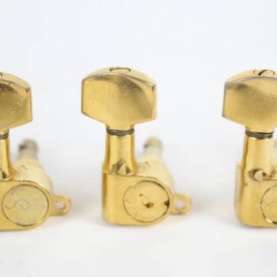 1980s Vintage Schaller M6 Mini Tuners ~GOLD~ W.Germany Tuning Pegs image 5