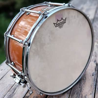 STUDIO SALE! Pearl Limited Edition Exotic Series Kapur Wood Snare 14"×6.5" 2013 image 13