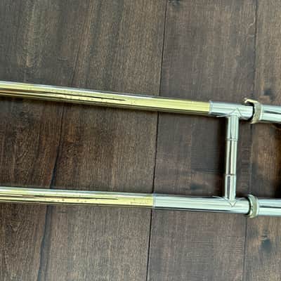 Bach 36 Stradivarius Professional Model Tenor Trombone with Traditional F Rotor 2010s - Clear-Lacquered Brass image 10