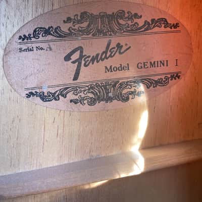 Fender Gemini I Vintage Classical Guitar Rare image 3