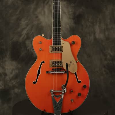 1964 Gretsch Chet Atkins 6120 Nashville Western Orange with HANG TAG image 2