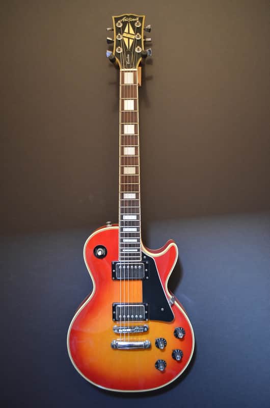 Aria Pro II Les Paul Custom 70's lawsuit Sunburst Japan Set Neck