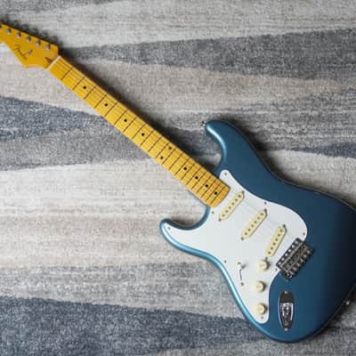 2007-2008 Fender Japan ST57-LH '57 Stratocaster Left-Handed OLB Old Lake Placid Blue MIJ image 1