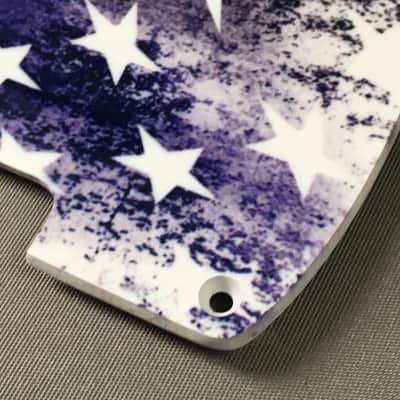 Lefty Pickguard For Fender Tele Style Guitar 1Ply White Telecaster American Flag image 3