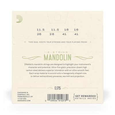 D'Addario Phosphor Bronze Mandolin Strings 11.5-41 image 2