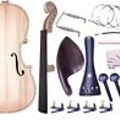 Violin Parts & Accessories 4/4 Violin DIY Kit for Students Beginners Music Lover image 1