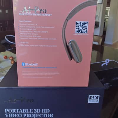 Ai Pro Bluetooth Headphones - Pink image 2