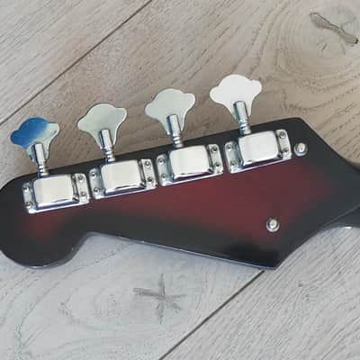 Teisco SG BASS 24" 1960s redburst image 12